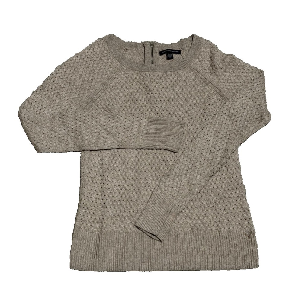 American‎ Eagle Outfitters Women's Knit Beige Tan Sweater Size X-Small